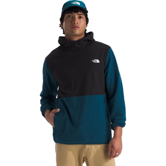 NWT The North Face Glacier Fleece Pullover Jacket in Midnight Petrol - Picture 1 of 10